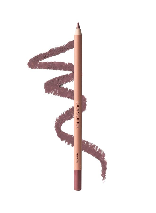 PERSONA Cosmetics Lip Liner | Creamy, Long-Wear Matte Pencil with Jojoba Oil | Hydrating & Easy to Apply | Shapes, Defines & Contours Lips | Vegan, Cruelty-Free, Paraben-Free | Made in USA, Mauve - Image 1